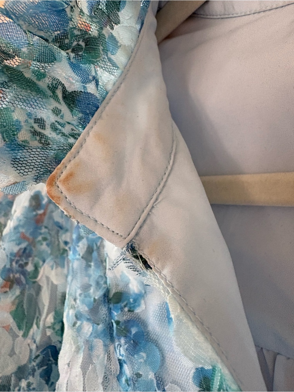 Tuckernuck Water's Edge Hydrangea Organza Palmerston Dress XXL - Picture 10 of 10